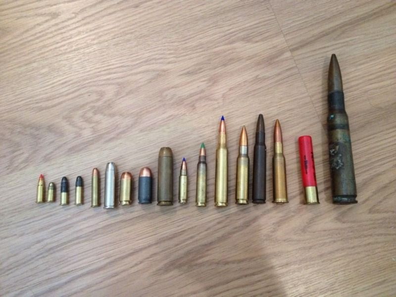 LTR: .17 Mach2, .22 Short, .22lr SSS(60gr), .22LR, .22 Mag, .357 Mag